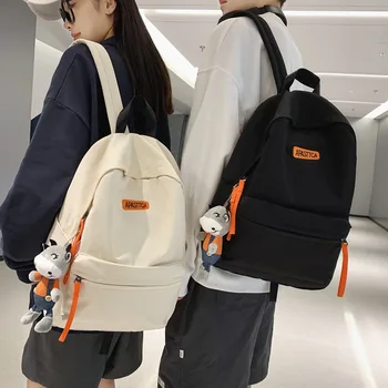 Qyahlybz женская буква рюкзак старшеклассницы большой емкости корейские рюкзаки студенток колледжа ins wind