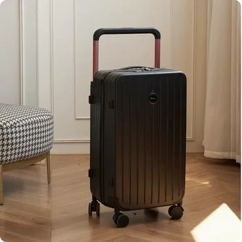 Ручная кладь на колесиках Дизайнерский чемодан с рулевой тягой шириной 26 дюймов, сумка для багажа, модный косметический чемодан, органайзер для хранения в путешествиях